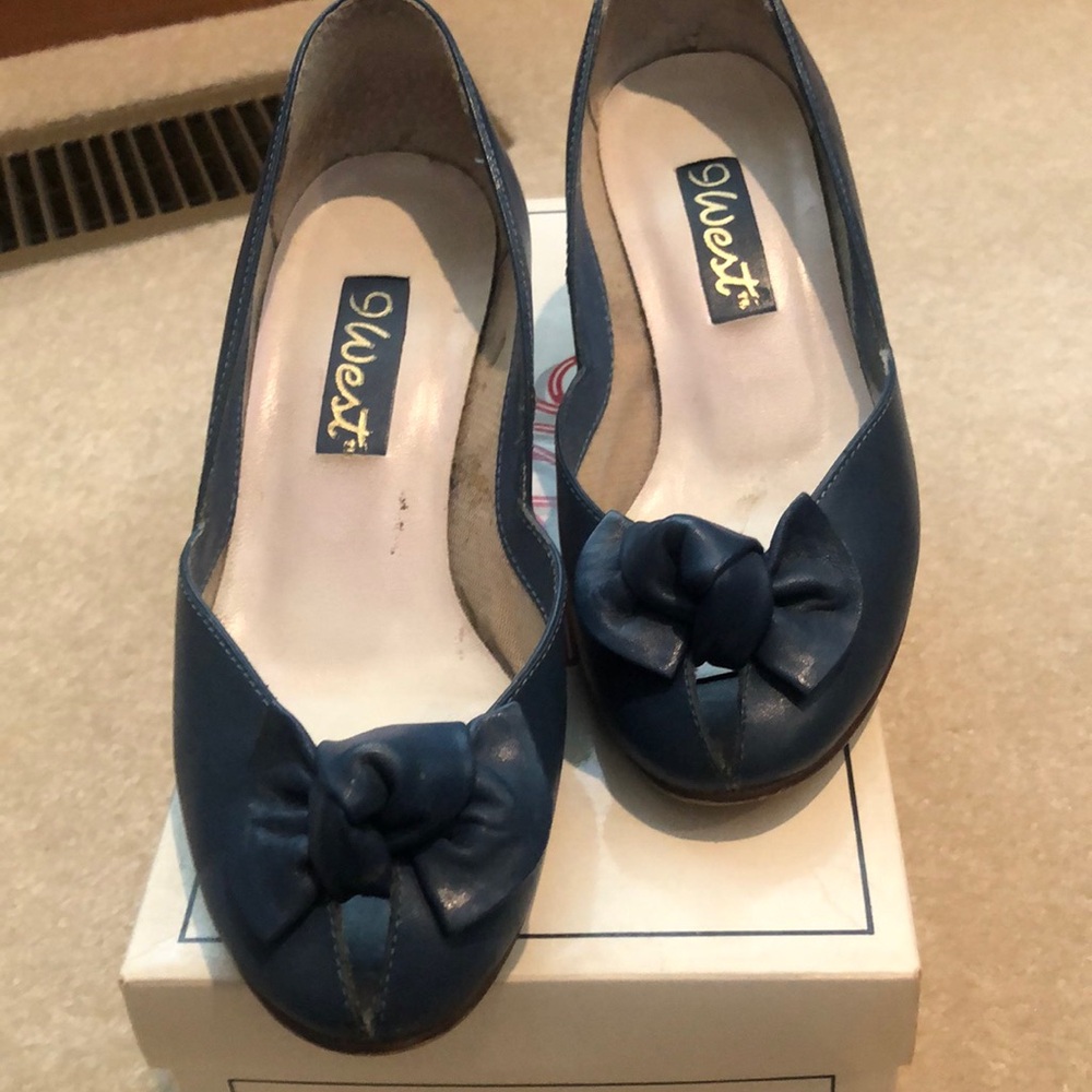 Vintage 9West kitten heels